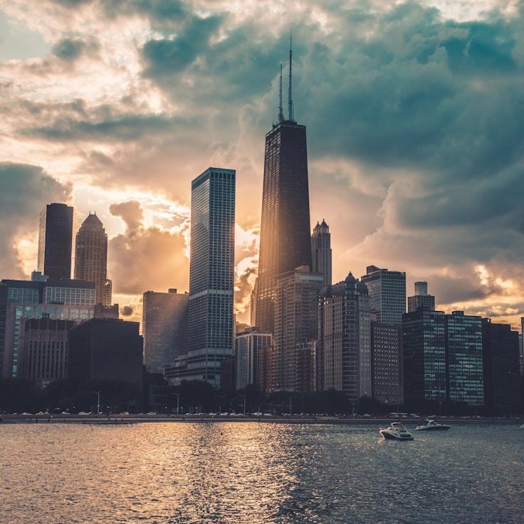 Sunset outdoors in Switzerland